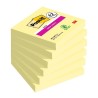 POST-IT BLOC NOTAS ADHESIVAS SUPER STICKY 90H 76X76 CANARY YELLOW PAQUETE 6 UD