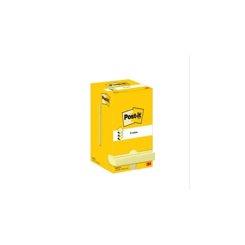 POST-IT BLOCS Z-NOTAS 100 HOJAS CANARY YELLOW 76X76 -PACK 12-