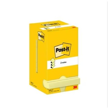 POST-IT BLOCS Z-NOTAS 100 HOJAS CANARY YELLOW 76X76 -PACK 12-