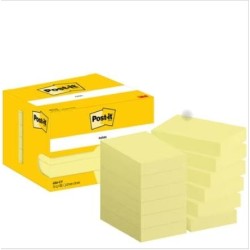 POST-IT BLOC NOTAS ADHESIVAS 656 100H 51X76 CANARY YELLOW PAQUETE 12 UD