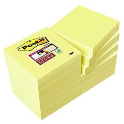 POST-IT BLOC NOTAS ADHESIVAS 622 SUPER STICKY 47,6X47,6 (NO ENCELOFANADOS) PAQUETE 12 UD