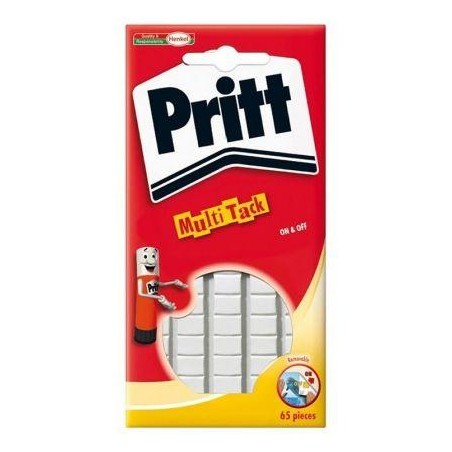 PRITT MASILLA ADHESIVA BLANCA MULTI-TACK 65 PASTILLAS
