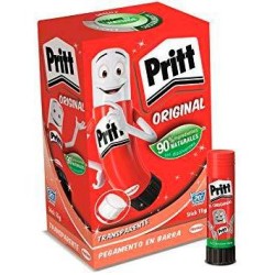 PRITT PEGAMENTO EN BARRA 11GR TRANSPARENTE CAJA EXPOSITORA -15 UD-
