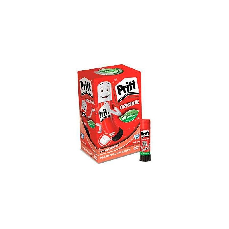 PRITT PEGAMENTO EN BARRA 11GR TRANSPARENTE CAJA EXPOSITORA -15 UD-