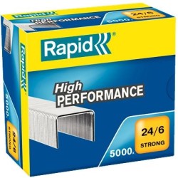 RAPID GRAPAS STRONG 24/6 GALVANIZADA CAJA DE 5000