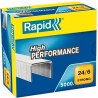 RAPID GRAPAS STRONG 24/6 GALVANIZADA CAJA DE 5000