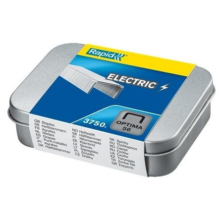 RAPID GRAPAS OPTIMA Nº56 22/6 GALVANIZADAS -CAJA DE 3750-