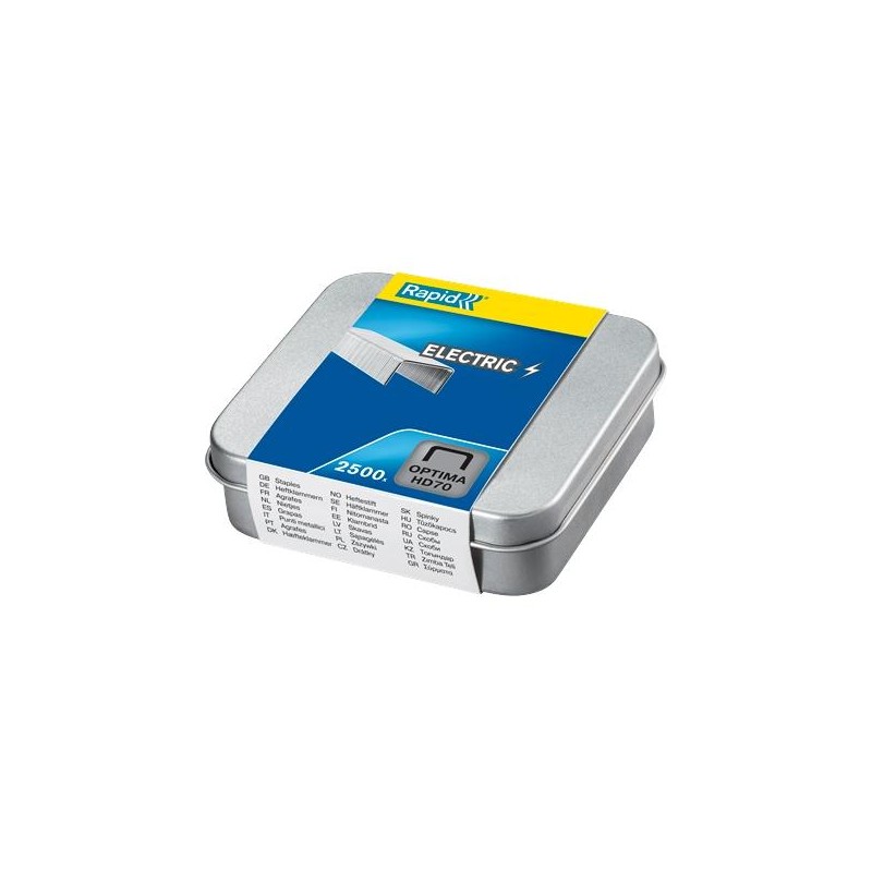 RAPID GRAPAS OPTIMA HD70 GALVANIZADAS -CAJA DE 2500-