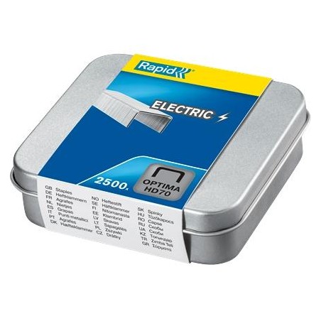 RAPID GRAPAS OPTIMA HD70 GALVANIZADAS -CAJA DE 2500-