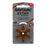 RAYOVAC PILA DE AUDIFONO ZINC 312AE 1,45V EXTRA ADVANCED BLISTER 6