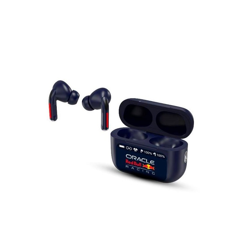 RED BULL RACING AURICULARES NITRO INALAMBRICOS BLUETOOTH CON ESTUCHE DE CARGA AZUL