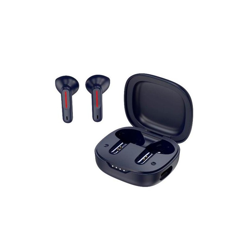 RED BULL RACING AURICULARES KERS INALAMBRICOS BLUETOOTH CON ESTUCHE DE CARGA AZUL