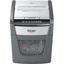 REXEL DESTRUCTORA AUTOMÁTICA OPTIMUN AUTOFEED + 50X 20L CORTE PARTÍCULAS NEGRO