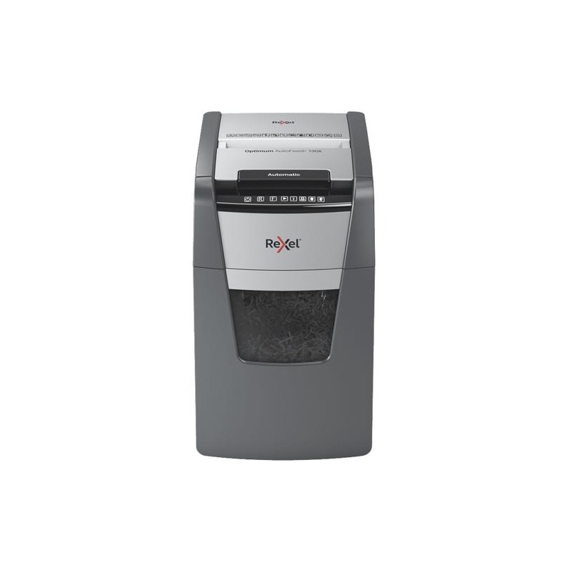 REXEL DESTRUCTORA OPTIMUM AUTOFEED + 130X CORTE PARTÍCULAS AUTOALIMENTACION NEGRO
