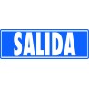 ARCHIVO 2000 SEÑAL "SALIDA (SIN INDICADOR)" 175X65 PVC GRIS