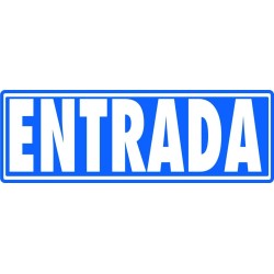 ARCHIVO 2000 SEÑAL "ENTRADA (SIN INDICADOR)" 175X65 PVC GRIS