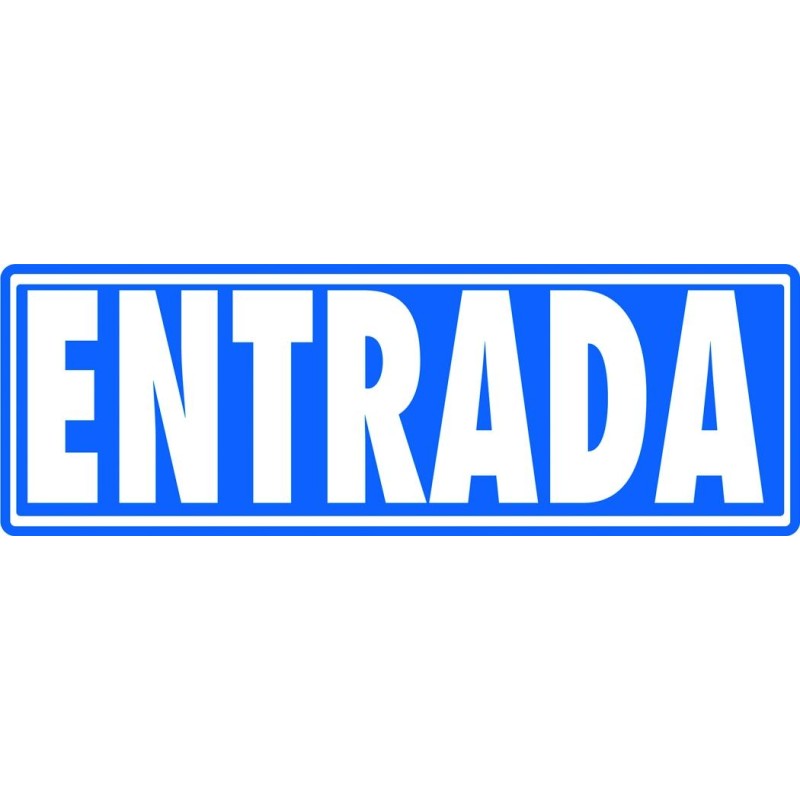 ARCHIVO 2000 SEÑAL "ENTRADA (SIN INDICADOR)" 175X65 PVC GRIS