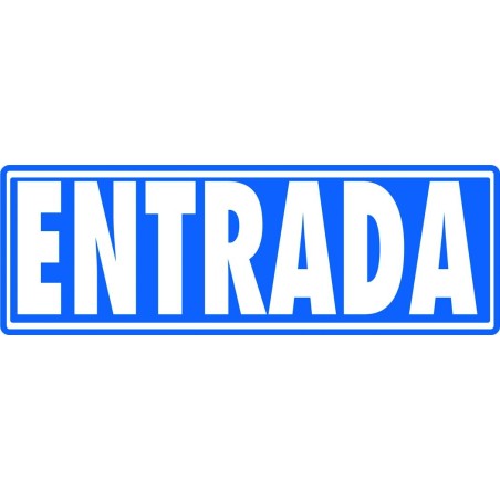 ARCHIVO 2000 SEÑAL "ENTRADA (SIN INDICADOR)" 175X65 PVC GRIS
