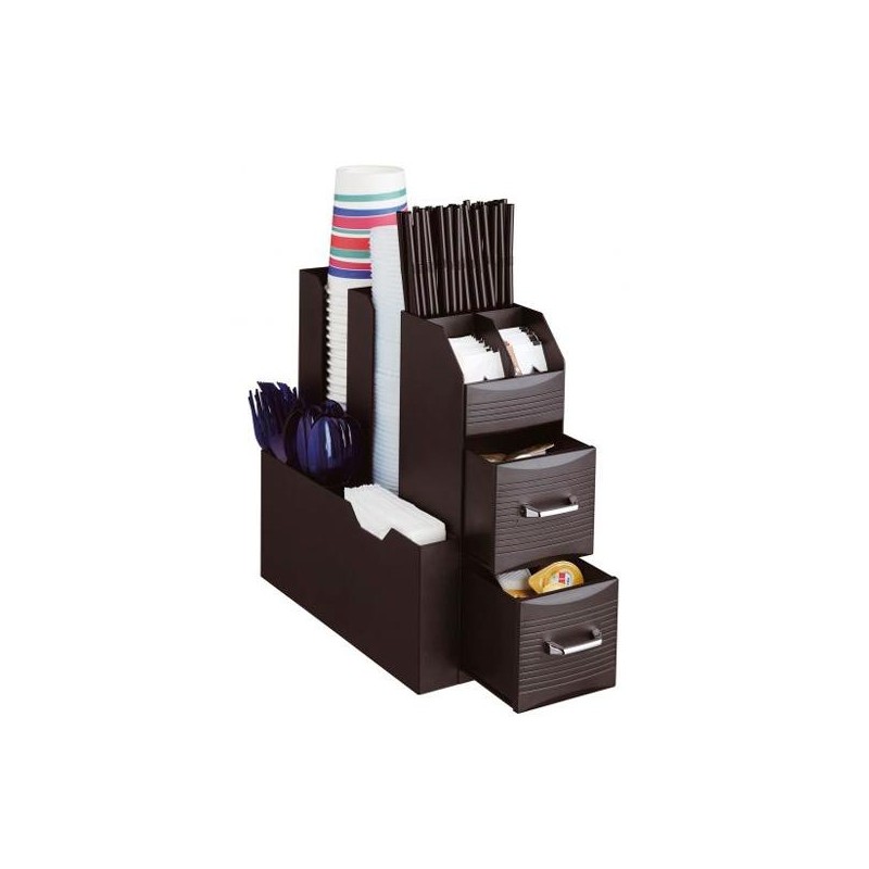 ARCHIVO 2000 ORGANIZADOR LA HORA DEL CAFÉ CON 2 CAJONES PARA ALMACENAJE DE CÁPSULAS Y COMPARTIMENTOS INDEPENDIENTES