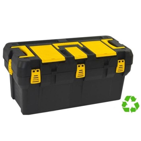 ARCHIVO 2000 CAJA DE HERRAMIENTAS SOSTENIBLE XL GRAN CAPACIDAD 315X655X310MM NEGRO/AMARILLO
