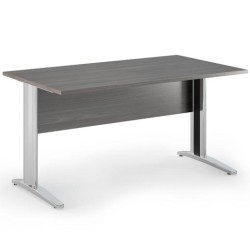 ARTEXPORT MESA ESCRITORIO PRESTO 140 TABLERO DE 22MM RECTANGULAR CON BORDE LATERAL ANTIGOLPES FRASSINO TOSCANO