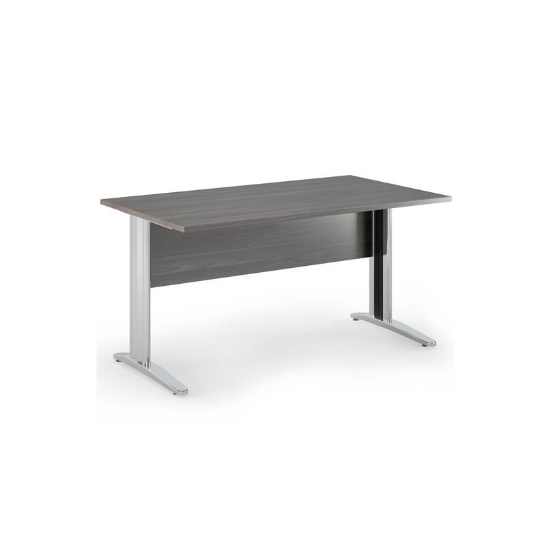 ARTEXPORT MESA ESCRITORIO PRESTO 140 TABLERO DE 22MM RECTANGULAR CON BORDE LATERAL ANTIGOLPES FRASSINO TOSCANO