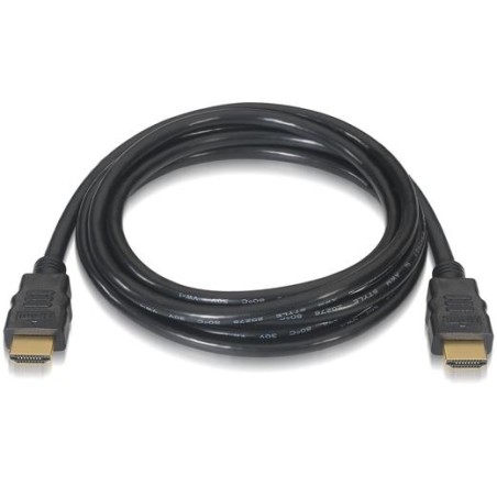 AISENS CABLE HDMI V2.0 PREMIUM ALTA VELOCIDAD HEC 4K@60HZ 18GBPS A/M - A/M NEGRO 3,0M