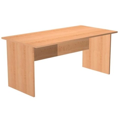 ARTEXPORT MESA ESCRITORIO PRESTO 140 CON PATAS PANEL LATERALES TABLERO DE 22MM HAYA