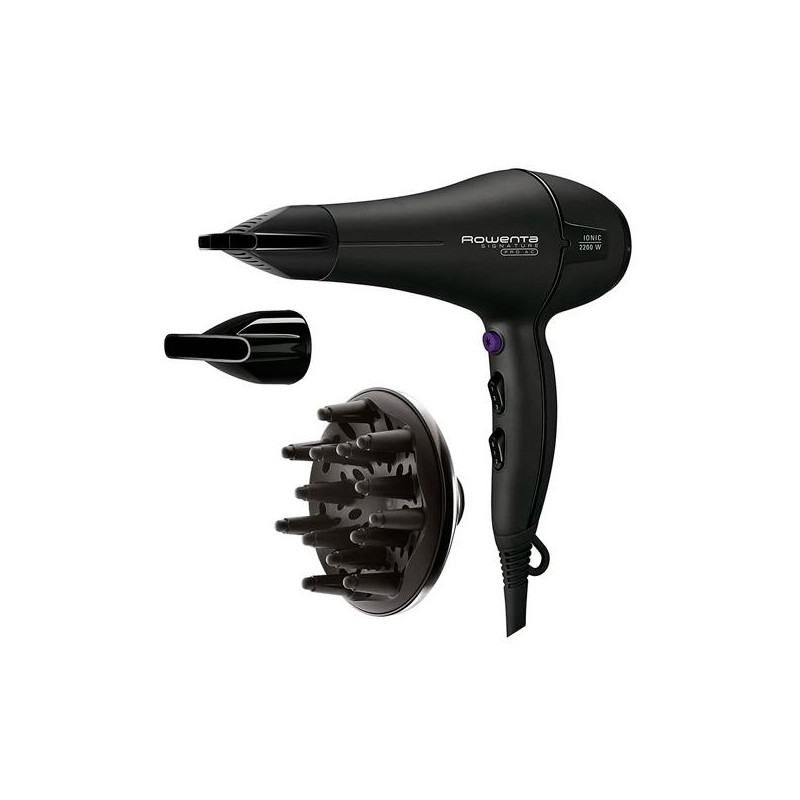 ROWENTA SECADOR DE PELO CV784 SIGNATURE PRO BEAUTY 2200W NEGRO