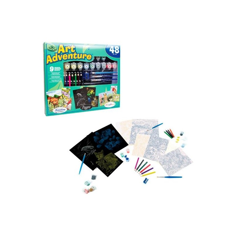 ROYAL LANGNICKEL JUEGO DE ARTE ADVENTURE SUPER VALUE 9 PROYECTOS