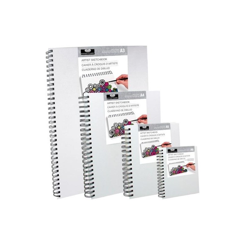 ROYAL LANGNICKEL CUADERNO DE BOCETOS A3 ESPIRAL CUBIERTA DE LONA
