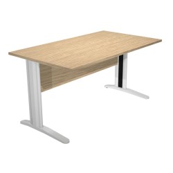 ARTEXPORT MESA ESCRITORIO PRESTO 140 CON PATAS DE METAL TABLERO 22MM ROBLE