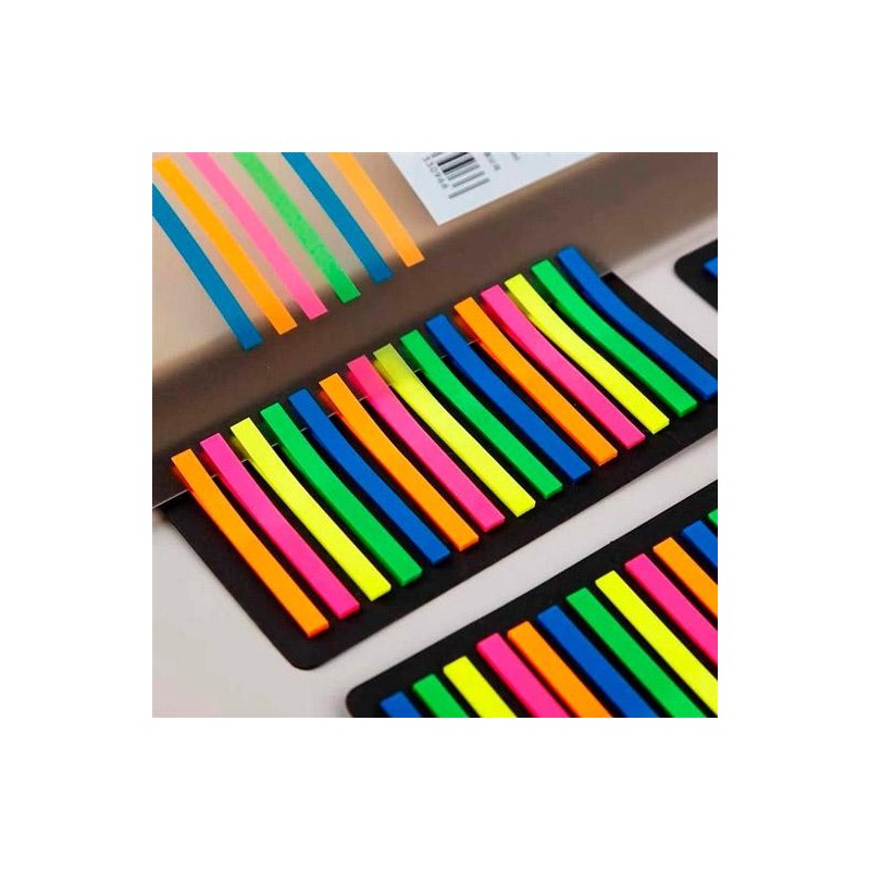 ROYMART NOTAS SEÑALADORAS ACETATO TRANSPARENTE PACK DE 300 C/SURTIDOS