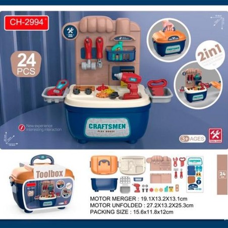 ROYMART MINI SET HERRAMIENTAS 24 PIEZAS +3 AÑOS