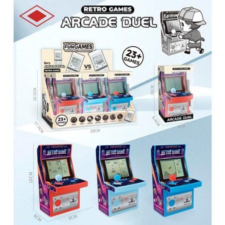 ROYMART MAQUINAS MARCIANITOS 23 JUEGOS CLÁSICA EXPOSITOR 6 UD