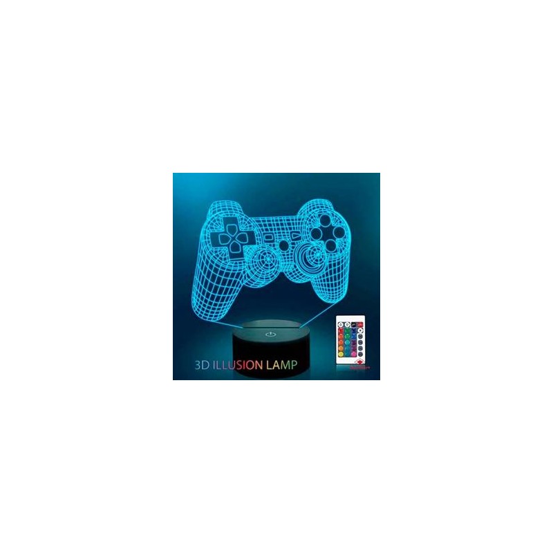 ROYMART LÁMPARA LED NIGHT LIGHT MANDO CONSOLA CONTROL REMOTO USB 16 COLORES