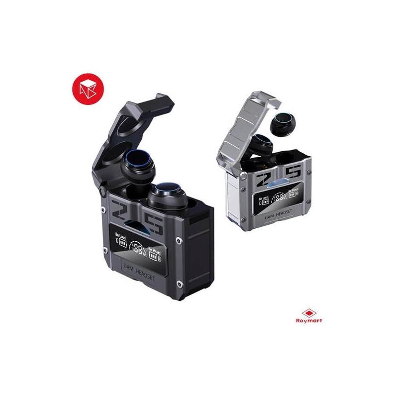 ROYMART AURICULARES M 25 TWS BLUETOOTH 5.0 SILVER COLOR