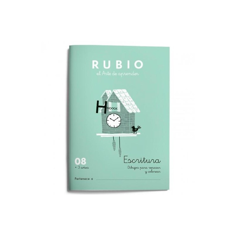 RUBIO CUADERNO DE ESCRITURA Nº 08