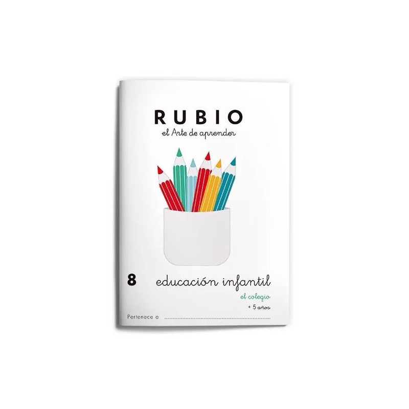 RUBIO CUADERNO EDUCACIÓN INFANTIL 8