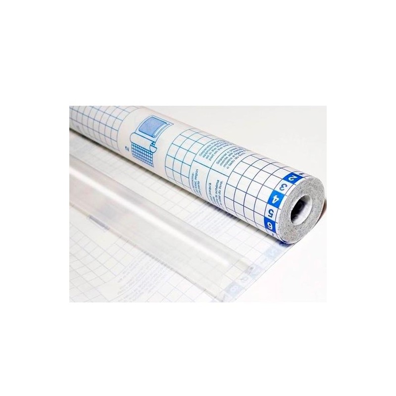 SADIPAL FORRO DE LIBROS AUTOADHESIVO REPOSICIONABLE PP 80 MICRAS 0,45X20M TRANSPARENTE
