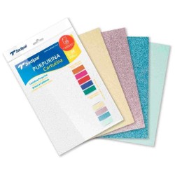 SADIPAL CARTULINA PURPURINA A4 330GR BLISTER DE 5H C/SURTIDOS PASTEL