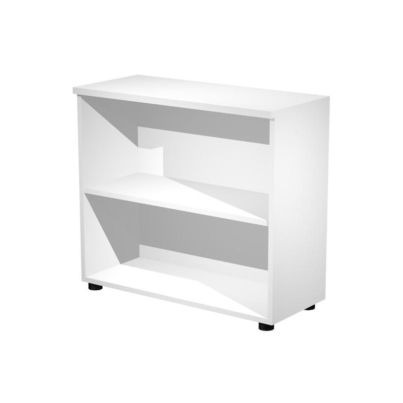 ARTEXPORT ESTANTERÍA BAJA PRESTO ABIERTA 1 ESTANTE 22MM REGULABLE CON TRASERA BLANCO