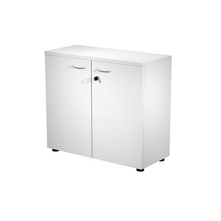 ARTEXPORT ARMARIO BAJO PRESTO CON PUERTAS 1 ESTANTE 22MM REGULABLE CON TRASERA BLANCO