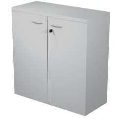 ARTEXPORT ARMARIO BAJO PRESTO CON PUERTAS 1 ESTANTE 22MM REGULABLE CON TRASERA GRIS