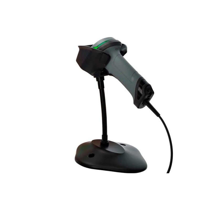 SAFESCAN 330-W ESCÁNER DE CÓDIGOS DE BARRAS CON CABLE USB-A Y SOPORTE 1D Y2D