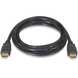 AISENS CABLE HDMI V2.0 PREMIUM ALTA VELOCIDAD HEC 4K@60HZ 18GBPS A/M - A/M NEGRO 10M