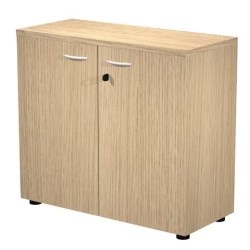 ARTEXPORT ARMARIO BAJO PRESTO CON PUERTAS 1 ESTANTE 22MM REGULABLE CON TRASERA ROBLE