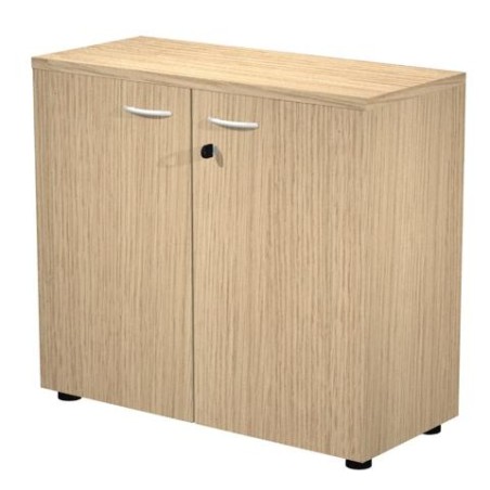 ARTEXPORT ARMARIO BAJO PRESTO CON PUERTAS 1 ESTANTE 22MM REGULABLE CON TRASERA ROBLE