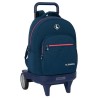 SAFTA MOCHILA GRANDE C/RUEDAS COMPACT EVOLUTION EXTRAÍBLE EL GANSO "CLASSIC" AZUL