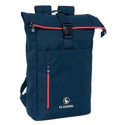 SAFTA MOCHILA SOLAPA PARA PORTÁTIL 15,6" EL GANSO "CLASSIC" 15,3L AZUL